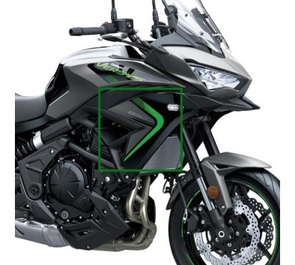 Autocollant Carénage Flanc Avant Droit Kawasaki Versys 650 GRIS 2025 56077-2158