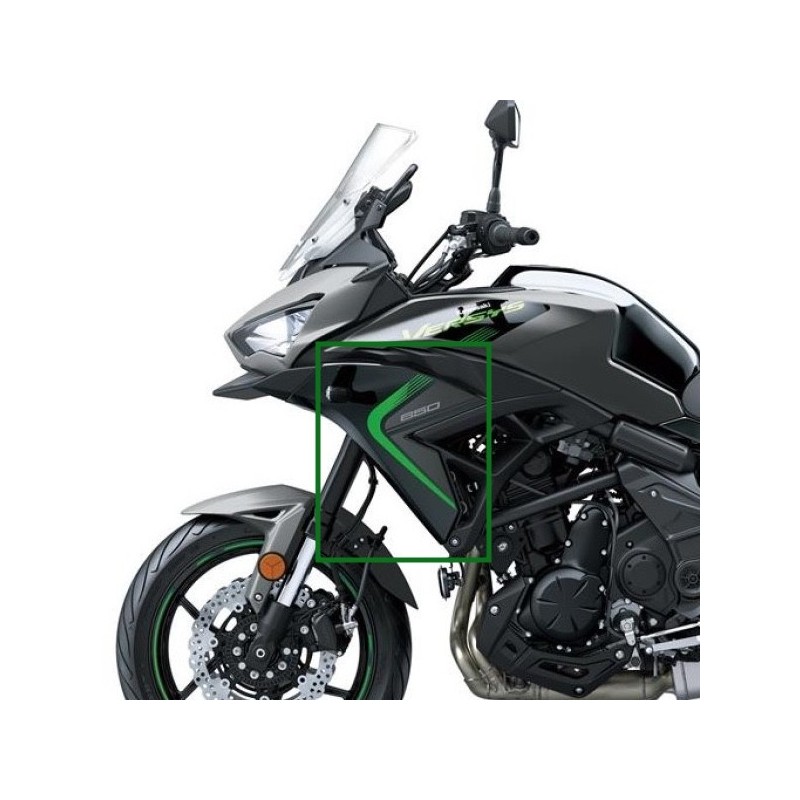 Pattern Cowling Tank Left Kawasaki Versys 650 GRAY 2025 Pattern Cowling Tank Left Kawasaki Versys 650 GRAY 2025