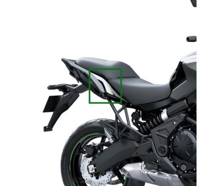 Pattern Cover Tail Right Kawasaki Versys 650 GRAY 2025 56077-2160