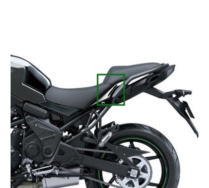 Pattern Cover Tail Left Kawasaki Versys 650 GRAY 2025 56077-2159