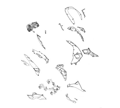 Cowling Side Upper Right Kawasaki Ninja 500