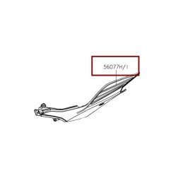 Pattern Cover Tail Left Kawasaki Ninja 500