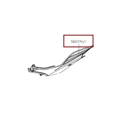 Pattern Cover Tail Left Kawasaki Ninja 500