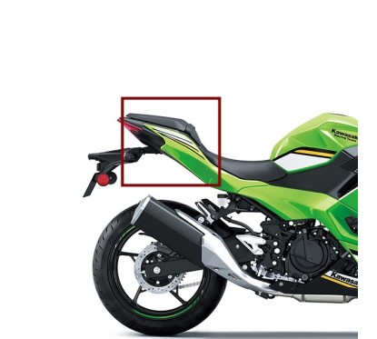 Autocollant Carénage Arrière Droit Kawasaki Ninja 500 56077-2594
