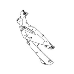 Cowling Upper Left Kawasaki ER6f Ninja 650R 2009/10/11