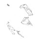 Carénage Inférieur Gauche Kawasaki ER6f Ninja 650R 2009/10/11
