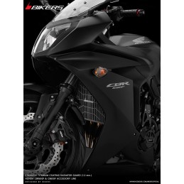 Stainless Titanium Coating Radiator Guard 1.2mm Bikers Honda CBR650F