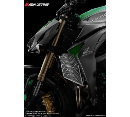 Stainless Radiator Guard 1.2mm Bikers Kawasaki Z1000