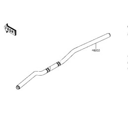 Guidon Kawasaki Z800