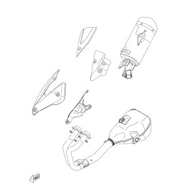 Protection Tuyau Echappement Yamaha YZF R3 / R25