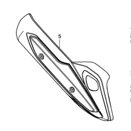 Protector Muffler Honda PCX 125/150 v3 2014 2015 2016 2017