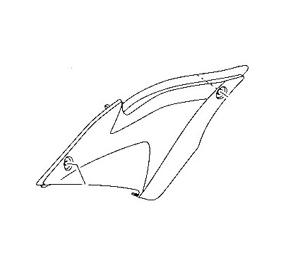 Carénage Central Gauche Yamaha YZF R3 / R25