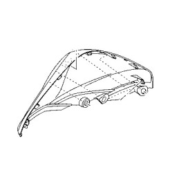 Cover Tank Right Yamaha YZF R3 / R25