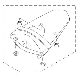 Selle Passager Yamaha YZF R3 / R25