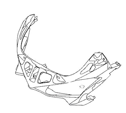 Body Front Inner Upper Yamaha YZF R3 / R25