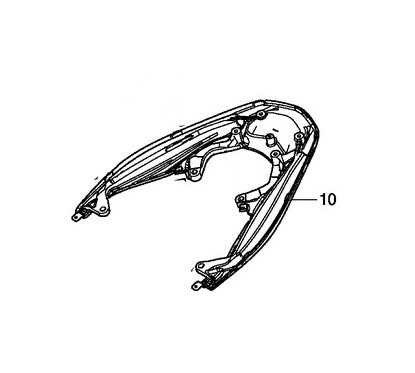 Support Rear Upper Cover Honda PCX 125/150 v3 2014 2015 2016 2017