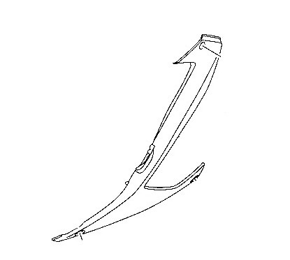 Carénage Inférieur Gauche Yamaha YZF R3 / R25