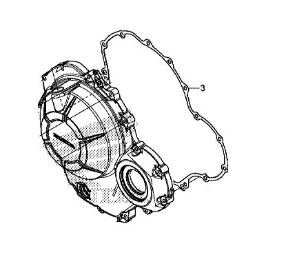 Gasket Cover Crankcase Right Honda CB500F