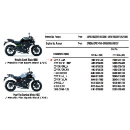 Couvre Reservoir Essence Kawasaki ER6n 650