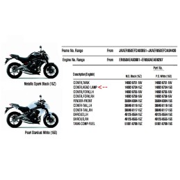 Carénage Phare Avant Kawasaki ER6n 650