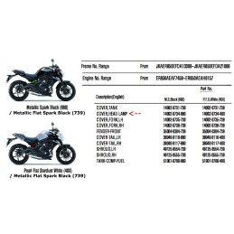 Carénage Phare Avant Kawasaki ER6n 650