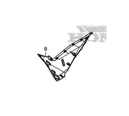 Cover Lower Right Honda Forza 300