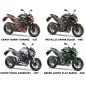 Sticker Motif Flanc Avant Gauche Kawasaki Z800 2014 2015