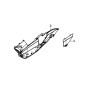 Plastique de Pied Gauche Honda Forza 300