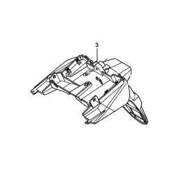Garde Boue Arrière Support Honda PCX 125/150 v1 v2