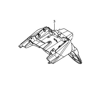 Rear Fender Support Honda PCX 125/150 v1 v2