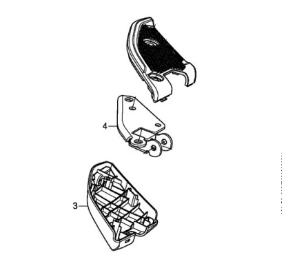 Set Repose Pied Passager Droit Honda Forza 300