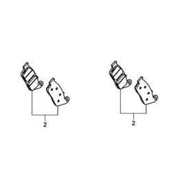 Front Pads Set Honda CBR 650F