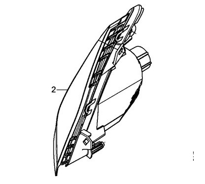 Front Right Turn Signal Honda Forza 300
