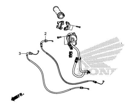 Cable Accélérateur A Supérieur Honda CBR 650F