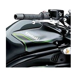 Autocollant Droit Couvre Reservoir 2016 Kawasaki ER6N 650 GRIS MÉTALLIQUE CARBON