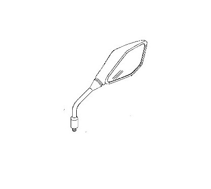 Mirror Right Kawasaki Er6n 650 2014 2015 2016