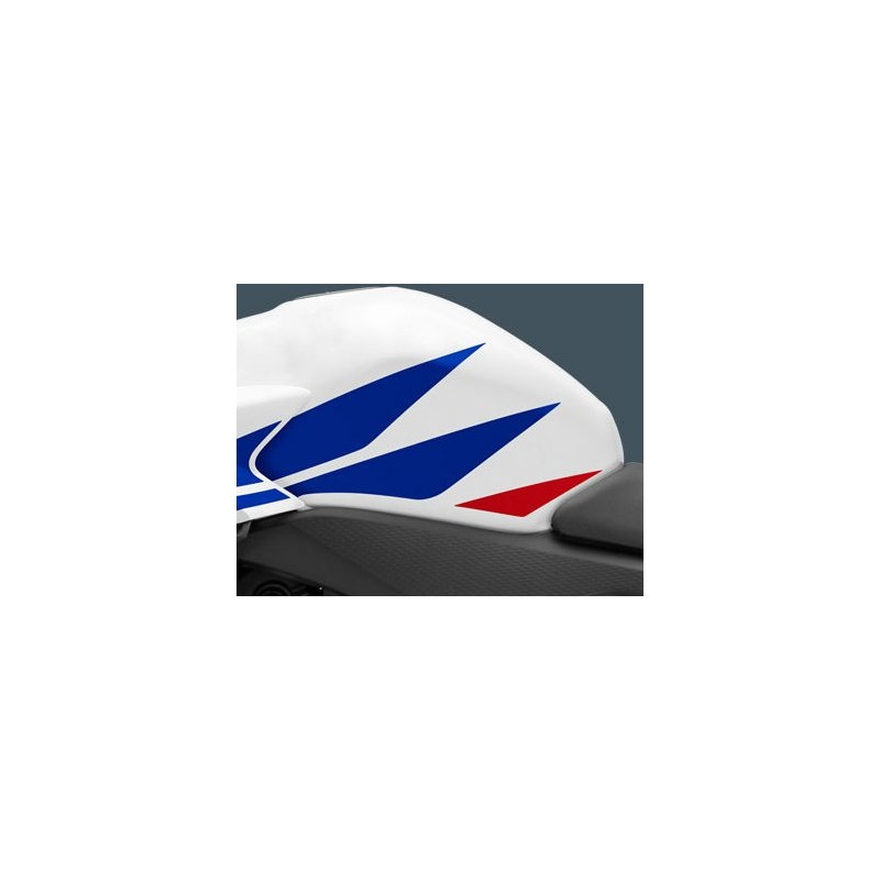 Autocollant Sticker Reservoir Gauche Honda CBR 500R Blanc Ross