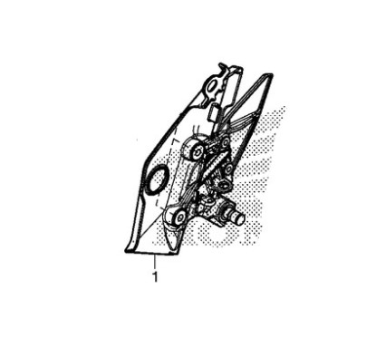 Holder Right Step Driver Honda CB500F
