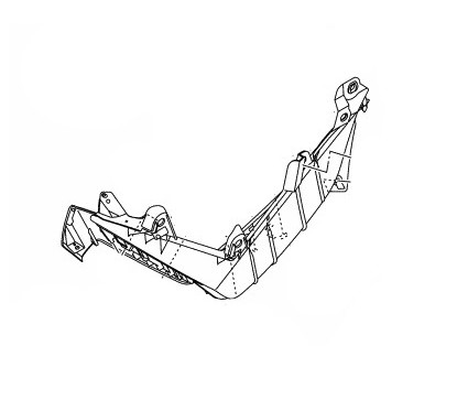 Board Footrest Right Yamaha NMAX