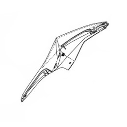 Carénage Arrière Droit Yamaha YZF R15