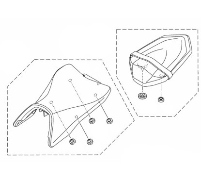 Selle Conducteur Yamaha YZF R15