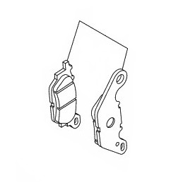 Front Brake Pads Kit Yamaha YZF R15