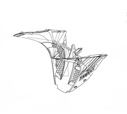 Carénage Inférieur Central Yamaha YZF R15