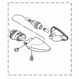 Rear Left Flasher Light Yamaha YZF R15