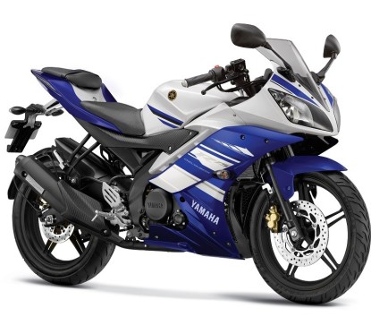 Set Marks Blue 2014 Yamaha YZF R15