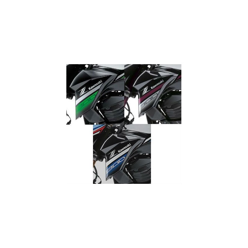Kit Stickers 2016 Flanc Avant Gauche Kawasaki Z800