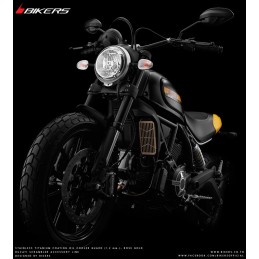Grille Protection Radiateur Titane Bikers Ducati Scrambler