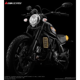 Grille Protection Radiateur Titane Bikers Ducati Scrambler