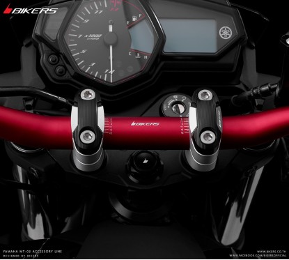 Bar Clamp Set for FatBar 28.6mm Bikers Yamaha MT-03 / MT-25