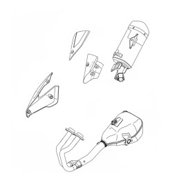 Protector Muffler Upper Yamaha MT-03 / MT-25